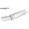 SCARICO SPORTIVO INOXCAR ACCIAIO INOX FORD FIESTA MK5 ovale