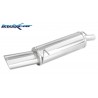 SCARICO SPORTIVO INOXCAR ACCIAIO INOX FORD FIESTA MK5 ovale