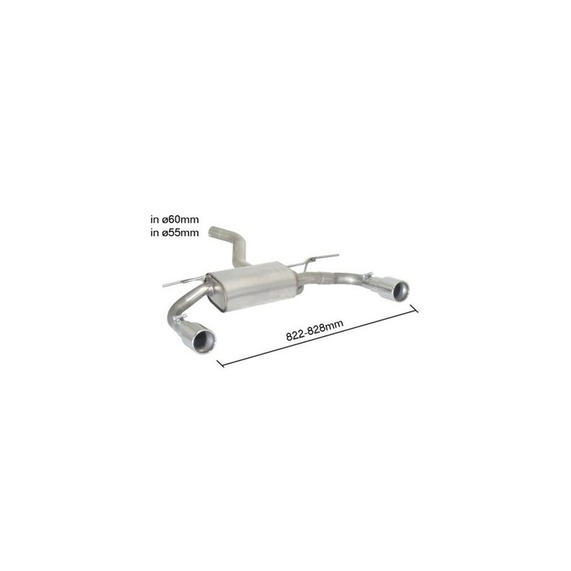 SCARICO SPORTIVO BMW SERIE 3 F30 320D 135KW 184CV 190CV