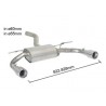 SCARICO SPORTIVO BMW SERIE 3 F30 320D 135KW 184CV 190CV