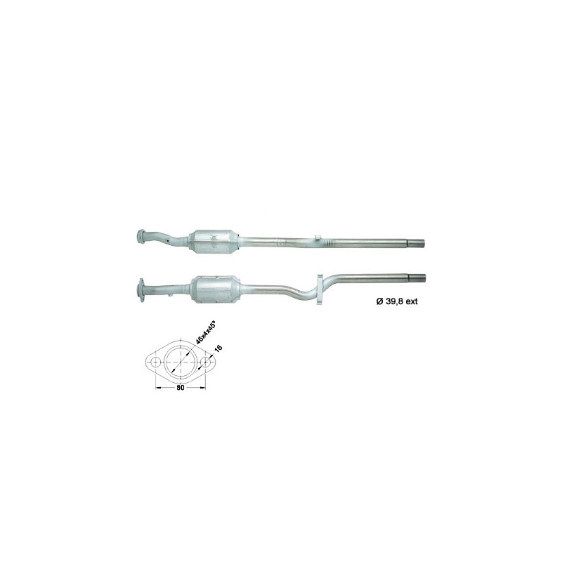 catalizzatore fiat uno 1100 i.e. dal 93 al 94 43kw 58cv
