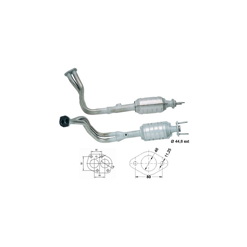 catalizzatore fiat uno 1.400cc i.e. dal 89 al 94 51kw 70cv