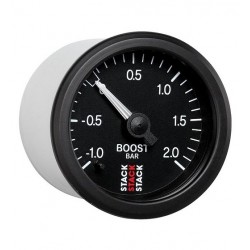 MANOMETRO STACK TURBO MENO 1 +2BAR diam 52mm