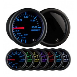 MANOMETRO glowshift  TURBO MENO 1 +2BAR diam 52mm RD-701