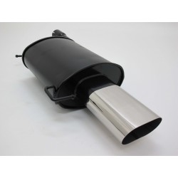 Scarico sportivo bmw e60 135x75mm ovale taglio sottile
