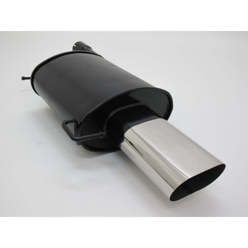 Scarico sportivo bmw e60 135x75mm ovale taglio sottile