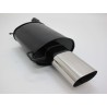 Scarico sportivo bmw e60 135x75mm ovale taglio sottile