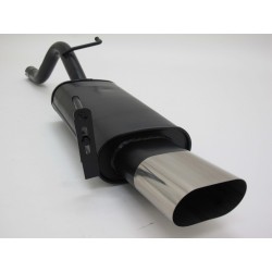 SILENZIATORE SCARICO SPORTIVO OPEL CORSA D ovale taglio sottile