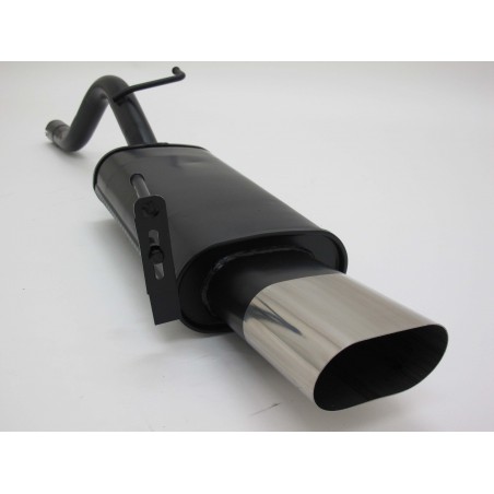SILENZIATORE SCARICO SPORTIVO OPEL CORSA D ovale taglio sottile