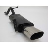 SILENZIATORE SCARICO SPORTIVO OPEL CORSA D ovale taglio sottile