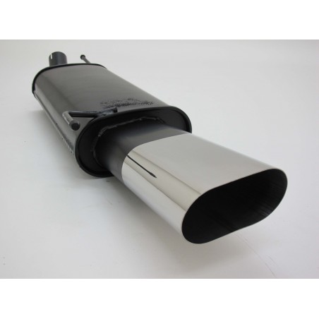 Scarico sportivo 135x75mm a spigoli vivi per VW Golf 3 Golf 4 Cabrio