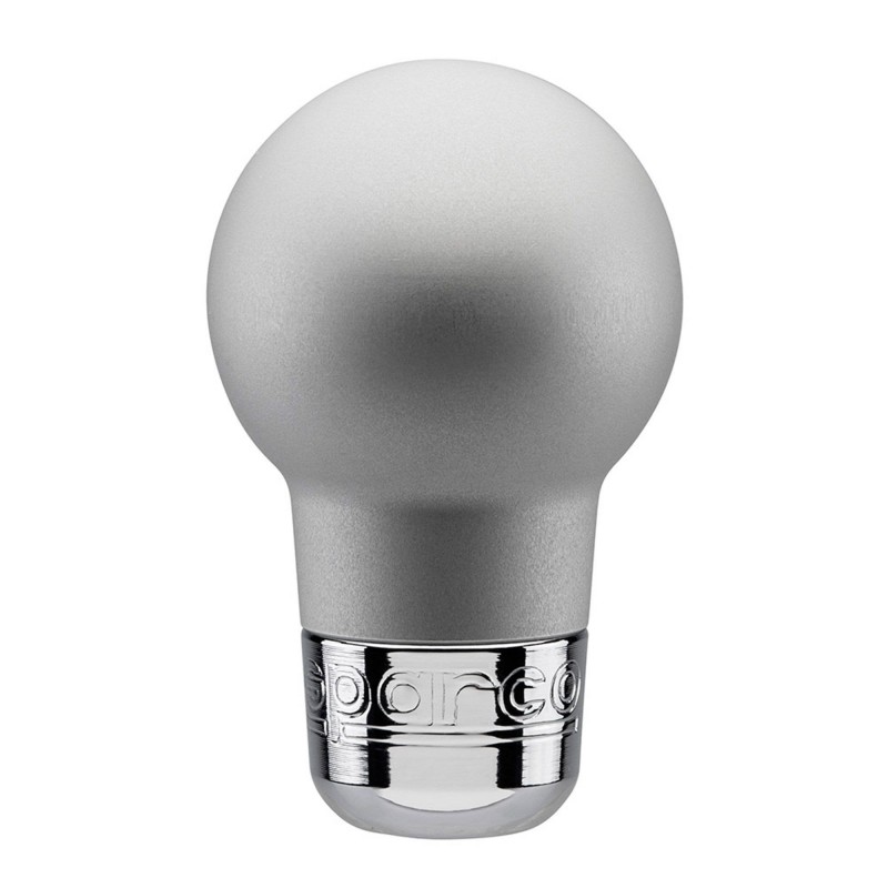 pomello SFERICO RACING SPARCO ARGENTO SPAZZOLATO 037401AN