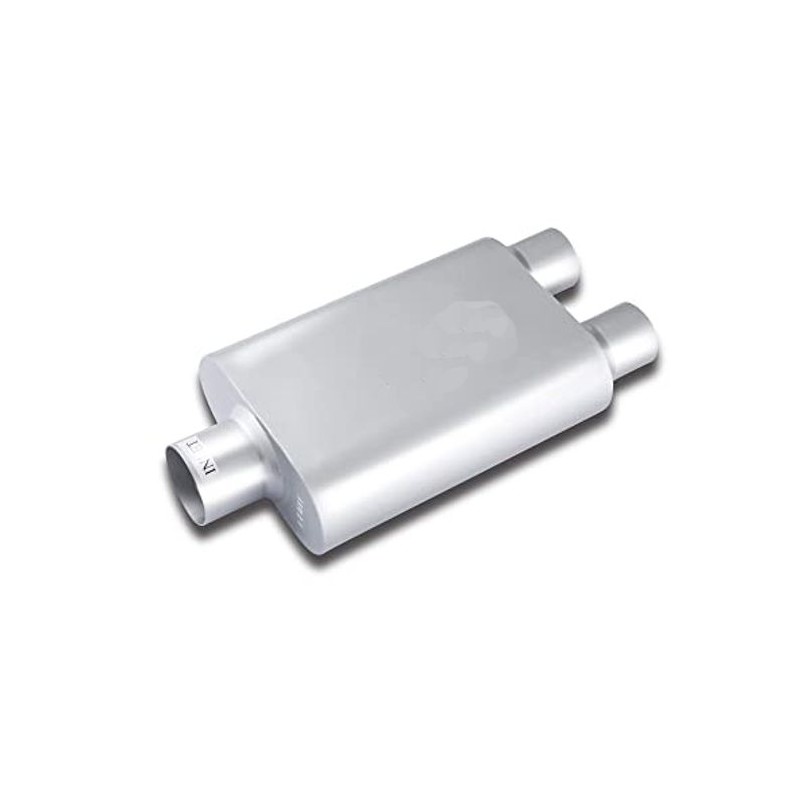 SCARICO UNIVERSALE 1 IN 2 OUT MAGNAFLOW SERIE RUMBLE ACCIAIO SATIN