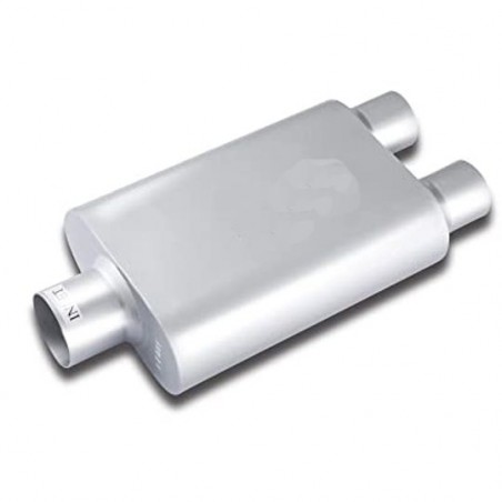SCARICO UNIVERSALE 1 IN 2 OUT MAGNAFLOW SERIE RUMBLE ACCIAIO SATIN