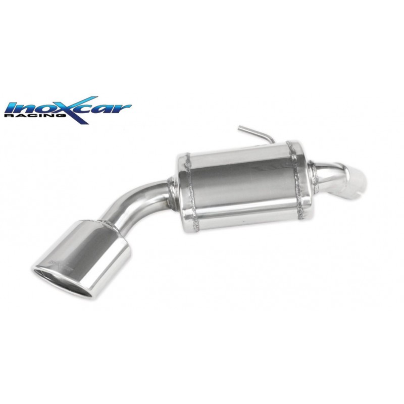 scarico sportivo bmw e87 serie 1 120d 163cv ovale 120x80mm