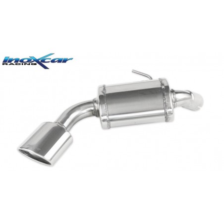 scarico sportivo bmw e87 serie 1 120d 163cv ovale 120x80mm
