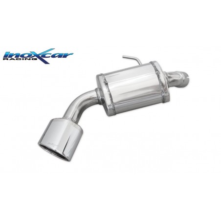 scarico sportivo bmw e87 serie 1 120d 163cv obliquo ovale 120x80mm