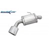 scarico sportivo bmw e87 serie 1 120d 163cv obliquo ovale 120x80mm