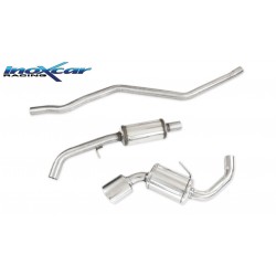 scarico sportivo completo bmw e87 serie 1 120d 163cv ovale 120x80mm