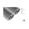 scarico sportivo bmw f25 x3 dal 2011 doppio dx sx 4 x 90mm fox