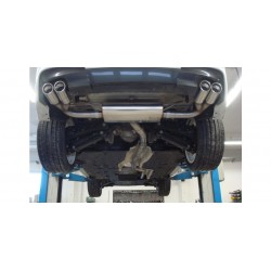 scarico sportivo bmw f25 x3 dal 2011 doppio dx sx 4 x 90mm fox