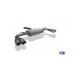 scarico sportivo bmw f25 x3 dal 2011 doppio dx sx 4 x 90mm fox