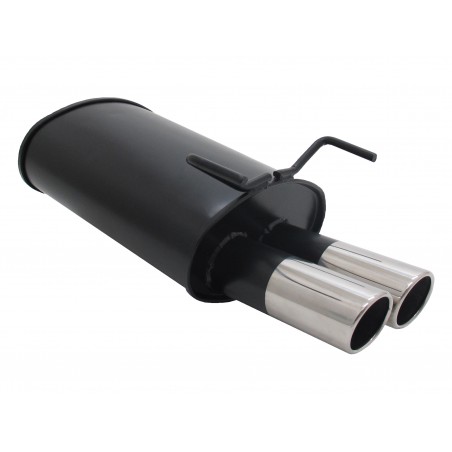 SILENZIATORE SCARICO SPORTIVO OPEL vectra C 2 x 76mm