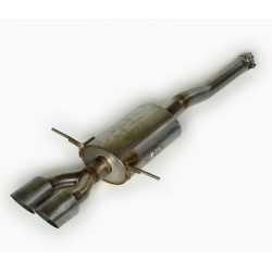 Silenziatore finale con doppio terminale diametro 80 mm per BMW Mini Cooper S R56
