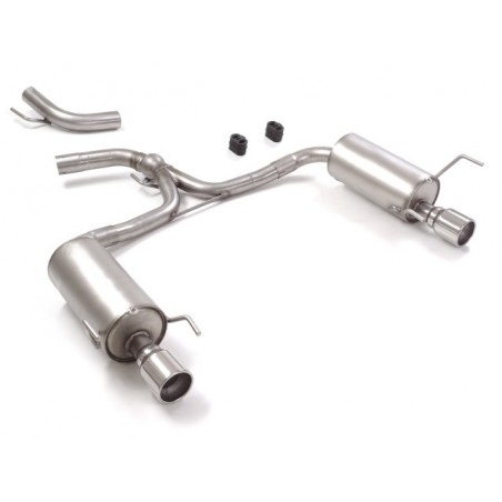 DOPPIO SCARICO SPORTIVO ALFA ROMEO 159 2 X 90MM TONDO
