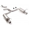 DOPPIO SCARICO SPORTIVO ALFA ROMEO 159 2 X 90MM TONDO