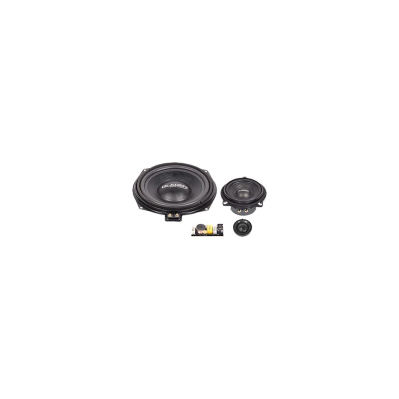 kit altoparlanti specifici bmw gladen one 100mm midrange + tw + woofer