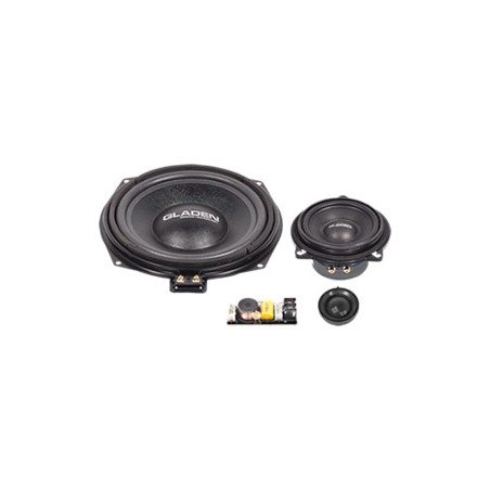 kit altoparlanti specifici bmw gladen one 100mm midrange + tw + woofer