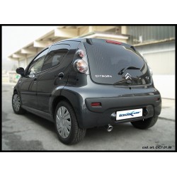 scarico sportivo citroen C1 1000cc 68cv dal 2005