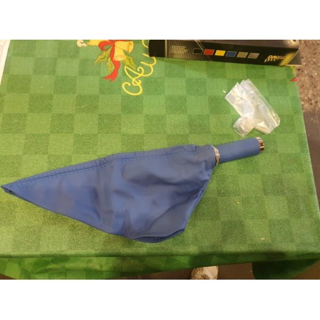 kit freno a mano con impugnatura e cuffia isotta in color Blu pelle