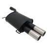 Scarico sportivo per bmw serie 5 E61 dal 2003 al 2010 2x76mm tondo