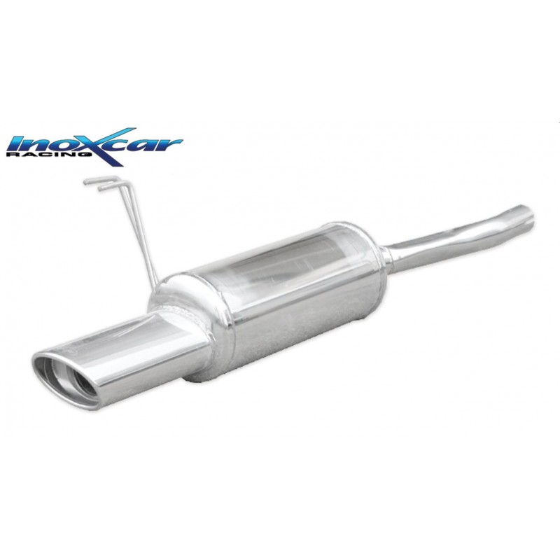 scarico sportivo lancia Y prima serie ovale 120 x 80 1200cc 80cv 83cv