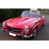 Seconda sezione sportiva centrale silenziatore per Mercedes 190 SL W121