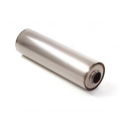 Silenziatore inox universale rotondo 155 mm - 60mm inlet