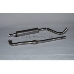 Sezione centrale per Fiat 500 Abarth 595 Abarth e 695 Abarth kit marmitta