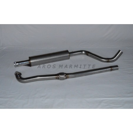 Sezione centrale per Fiat 500 Abarth 595 Abarth e 695 Abarth kit marmitta