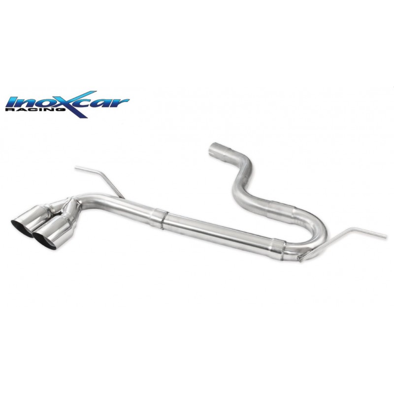 marmitta sportiva golf VII 7 senza silenziatore solo tubo inox