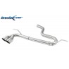 marmitta sportiva golf VII 7 senza silenziatore solo tubo inox