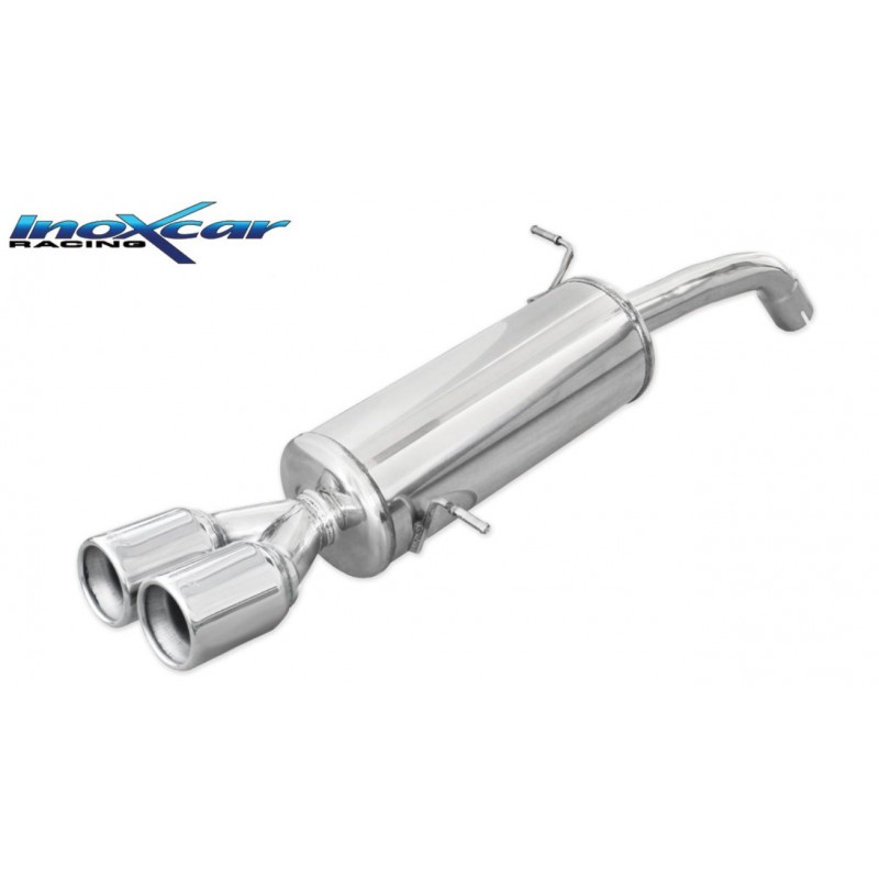 SCARICO SPORTIVO INOXCAR ACCIAIO INOX FORD FIESTA MK7 ST 182cv 2x80