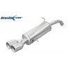 SCARICO SPORTIVO INOXCAR ACCIAIO INOX FORD FIESTA MK7 ST 182cv 2x80