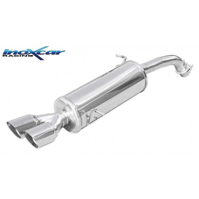 SCARICO SPORTIVO INOXCAR ACCIAIO INOX FORD FIESTA MK7 ST 182cv 2x80 R