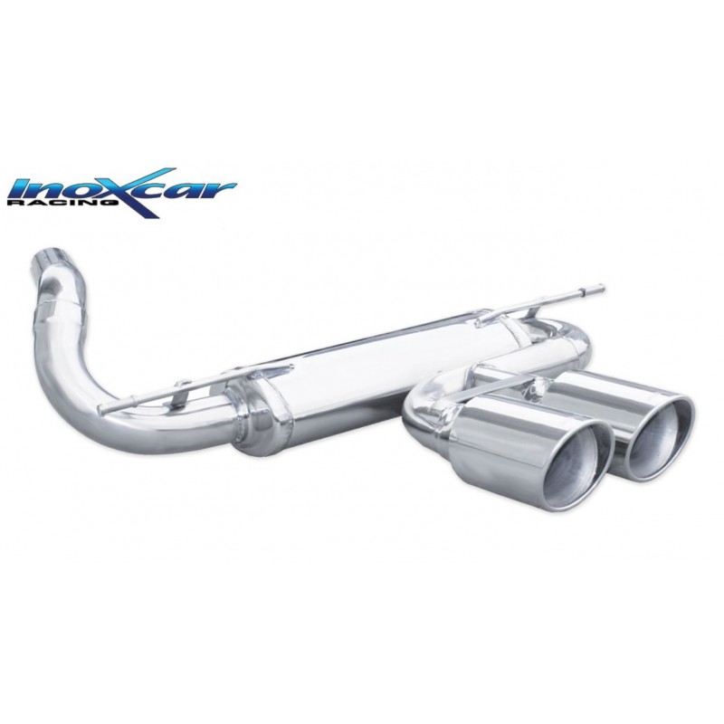Marmitta sportiva ford focus III inox car doppia da 114mm mod. race