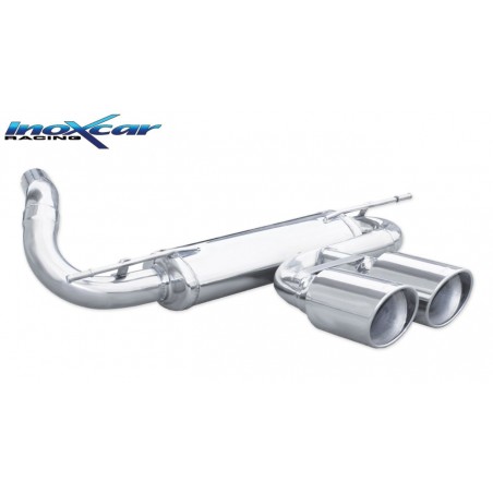 Marmitta sportiva ford focus III inox car doppia da 114mm mod. race