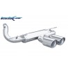 Marmitta sportiva ford focus III inox car doppia da 114mm mod. race