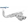 Marmitta sportiva ford focus III inox car doppia da 114mm mod. racing