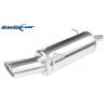 Marmitta Sportiva Inoxcar 1200 1400 Ford Fiesta MK6 singolo OVALE 120 mm